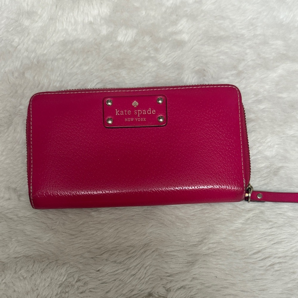 Kate Spade Fuchsia Leather Wallet